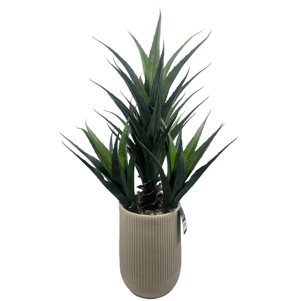 110cm Artificial Agave Tropical Display in Pot Artificial