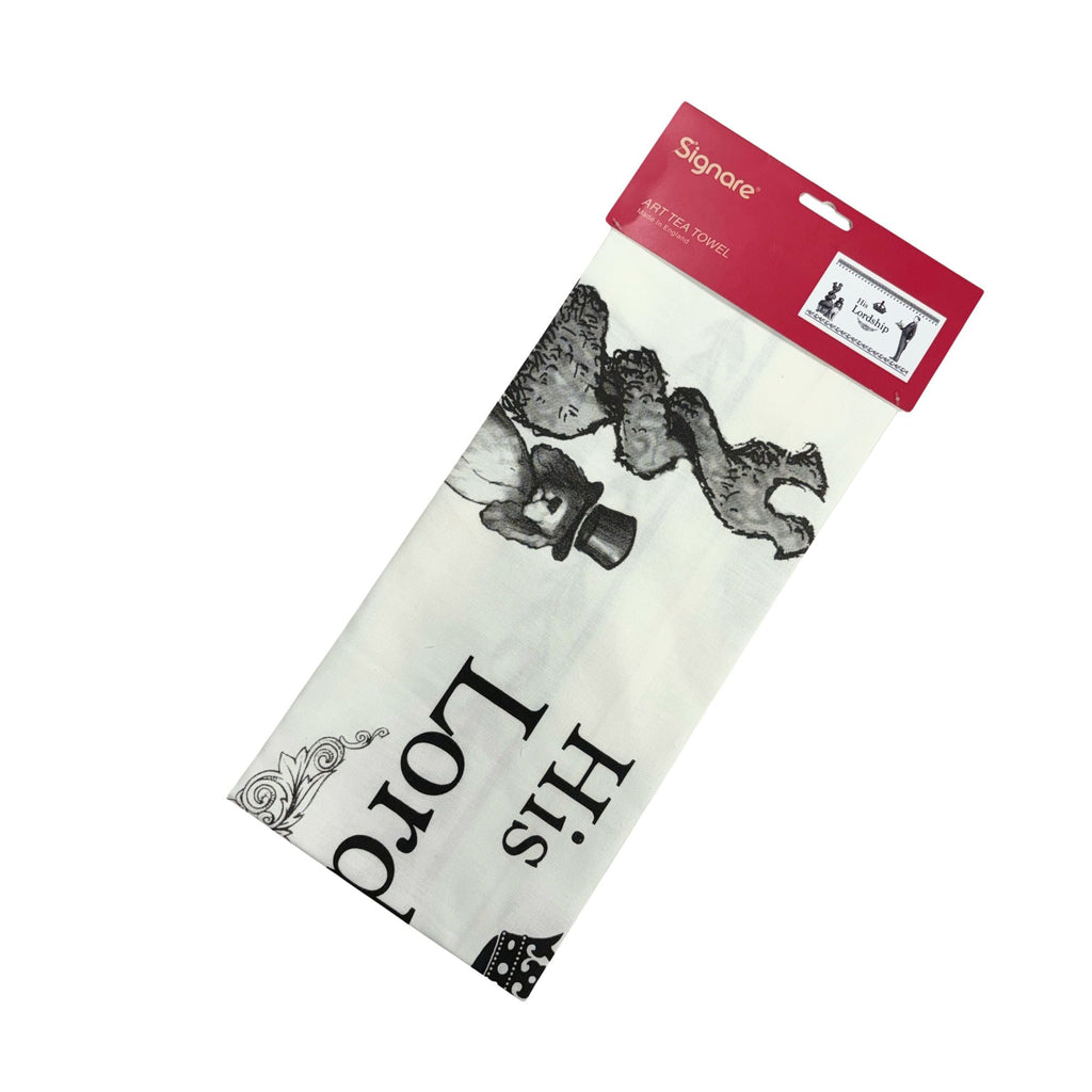 His Lordship - Art Tea Towel