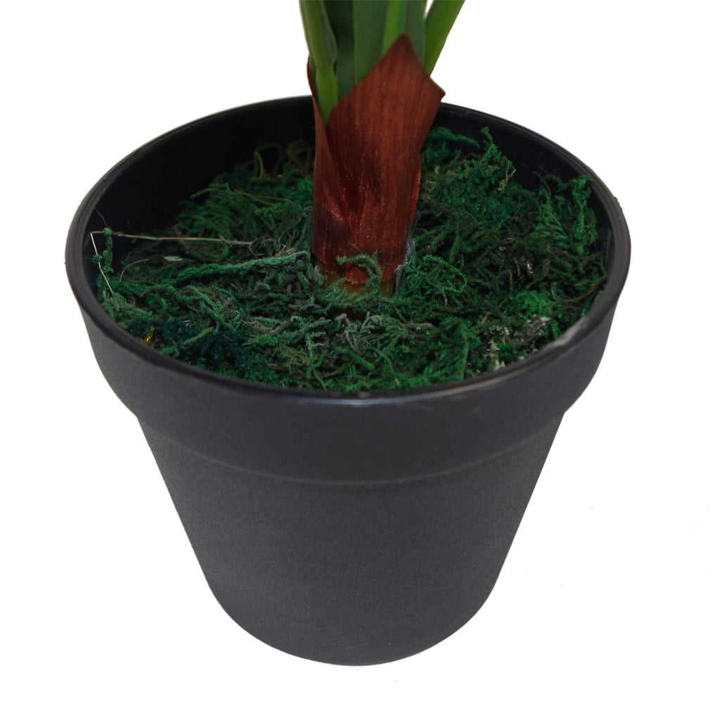 Tropical Artificial Plants 60cm Dark Bushy Fern 2ft Leaf