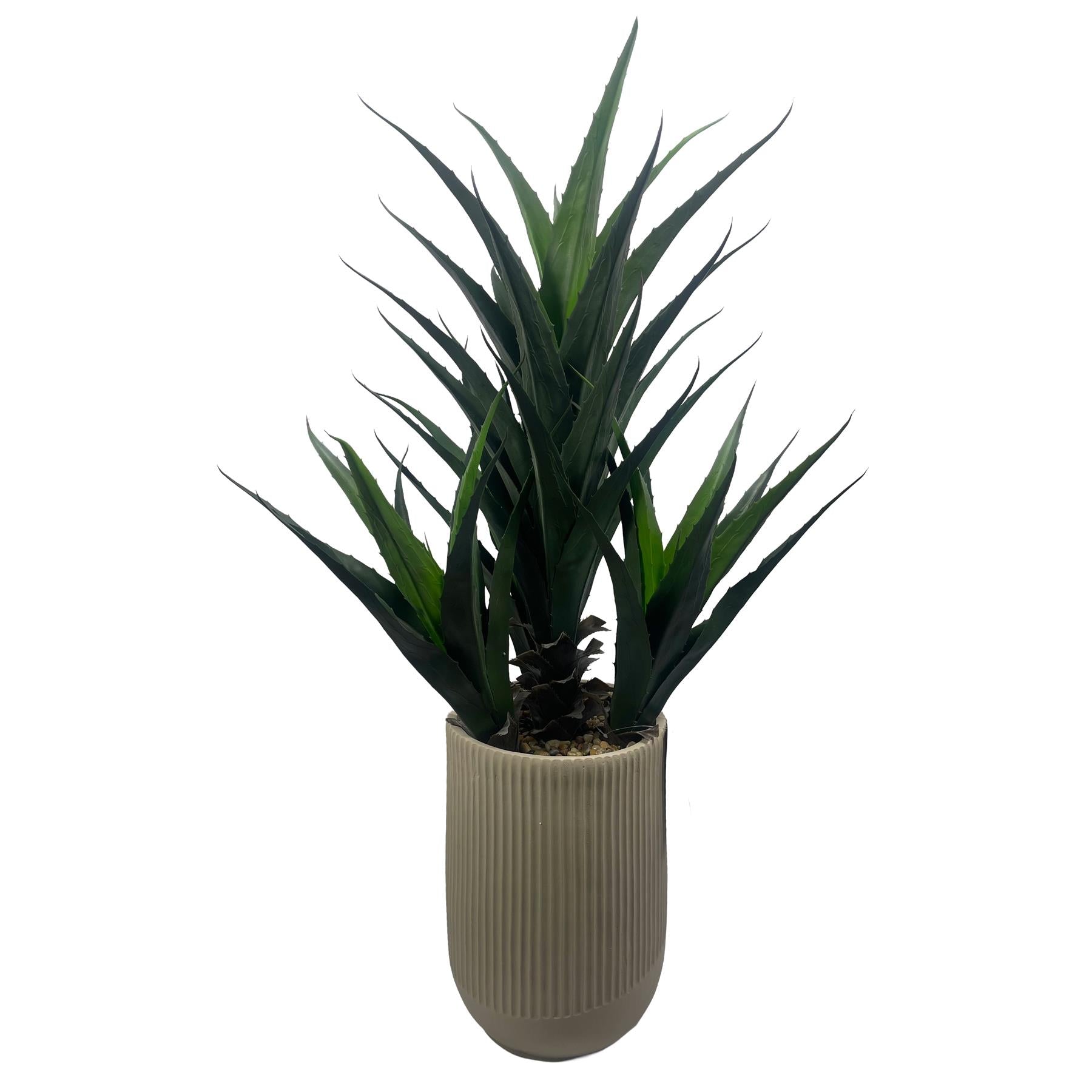 110cm Artificial Agave Tropical Display in Pot Artificial