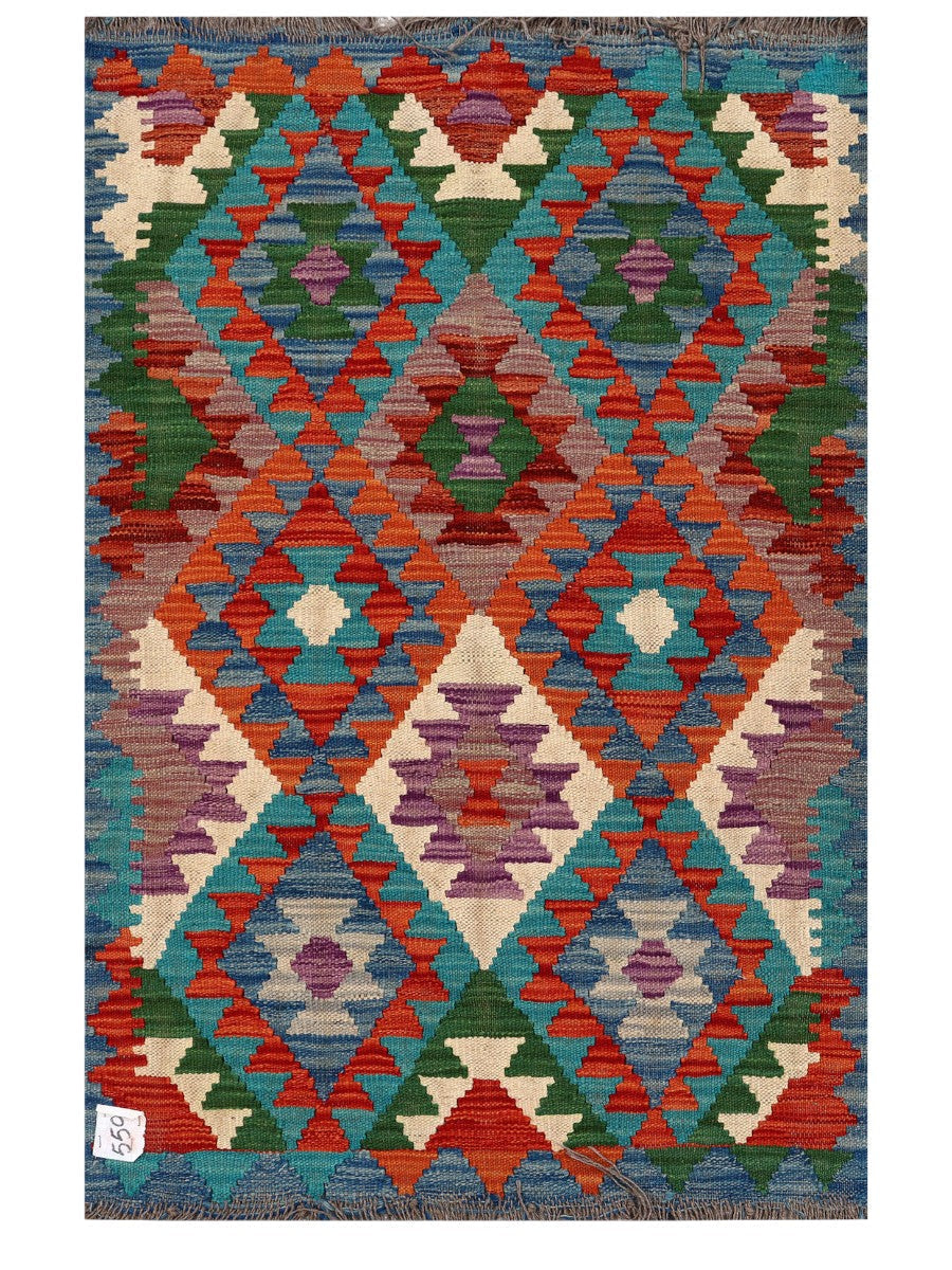 Maimana Kilim - 126 x 82 cm