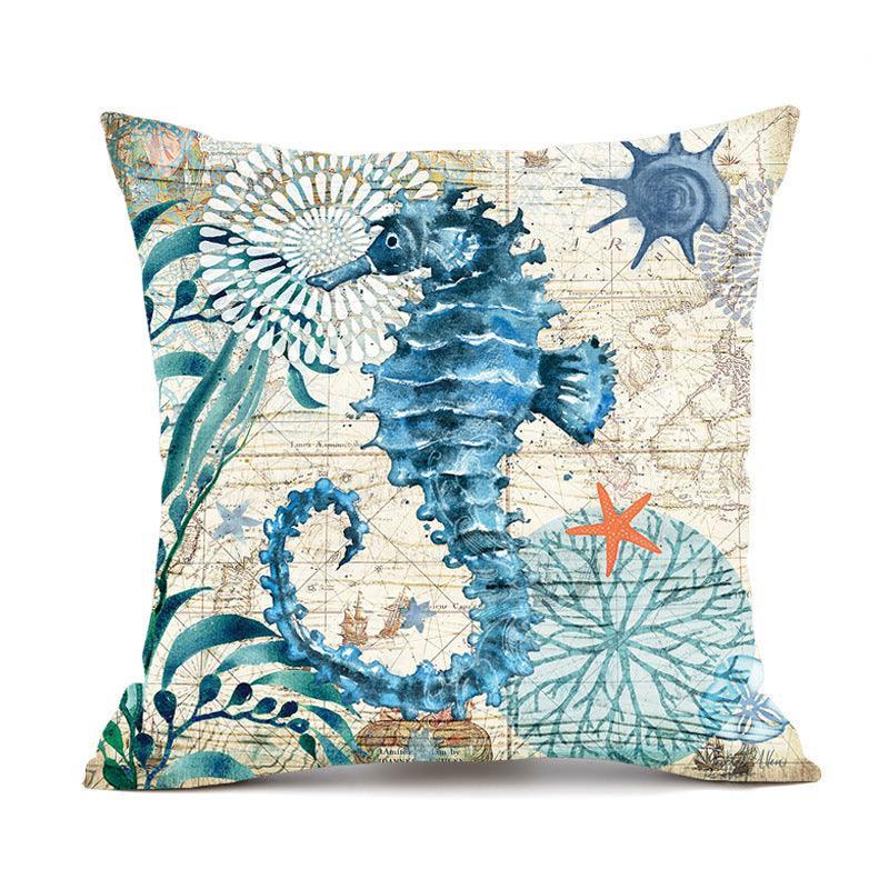 Water & Stain Resistant Outdoor Cushion Cover | 45x45cm Garden Décor - Design WR19
