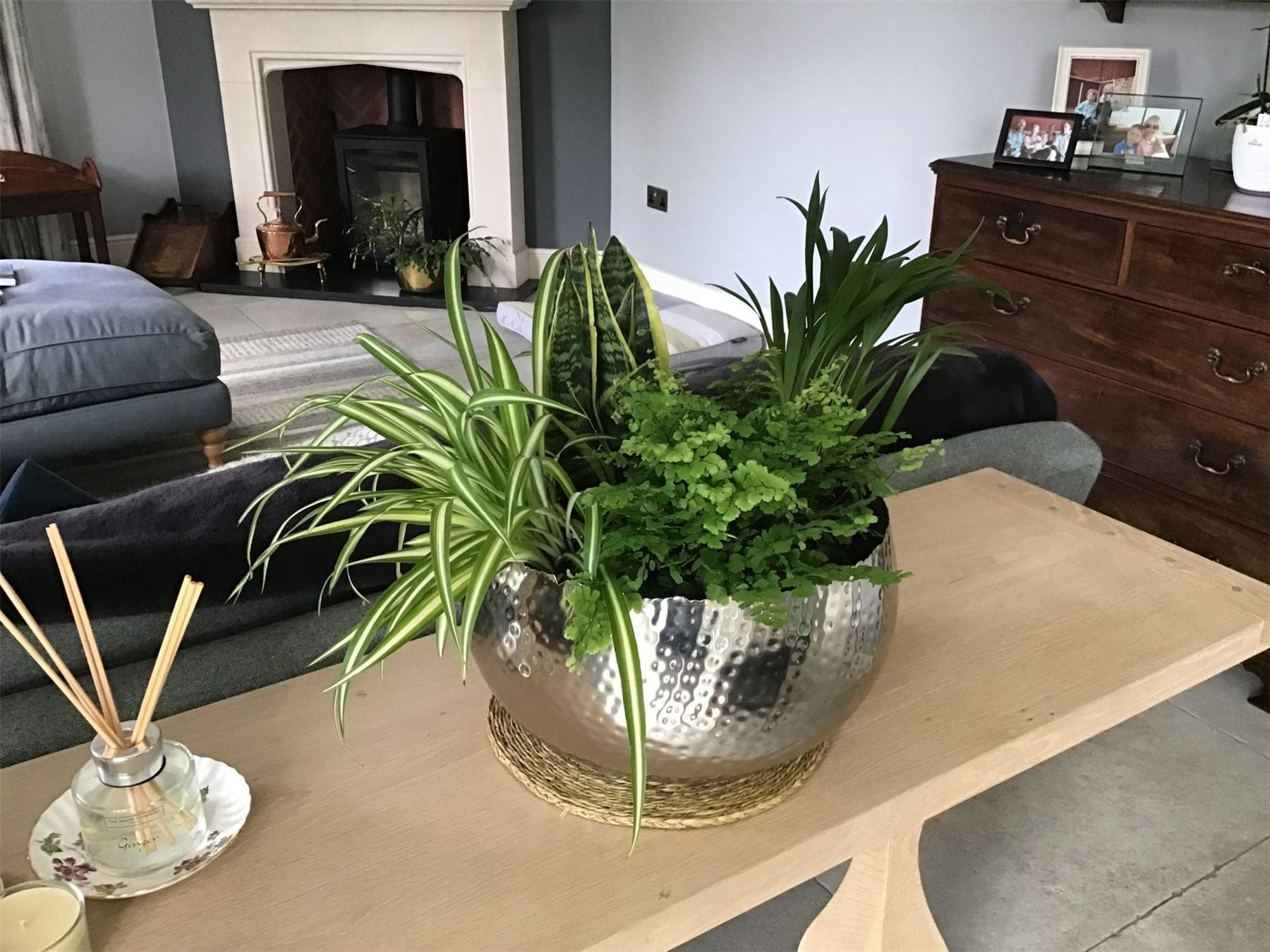 Leaf Large Metal Planter Edge Metal Planter 20cm