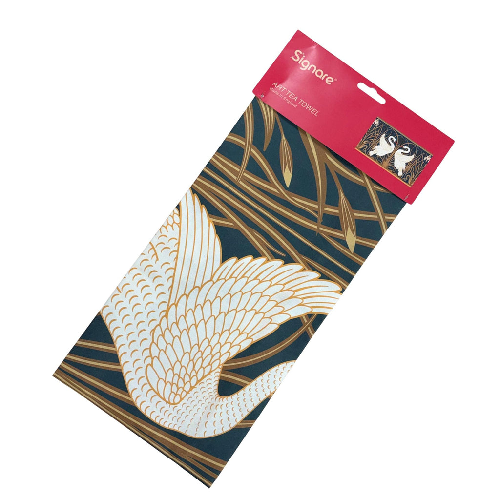 Swan - Art Tea Towel