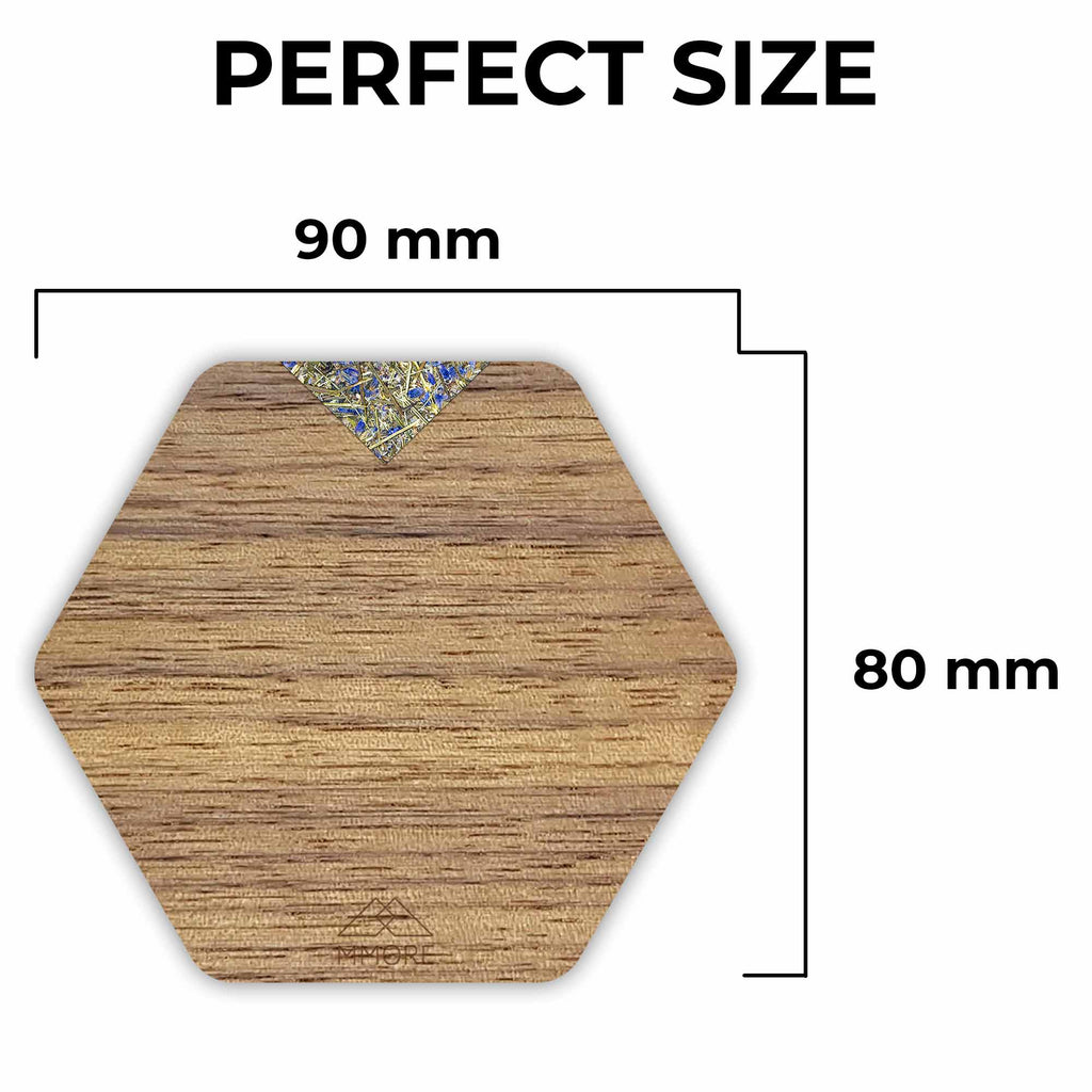 PERSONALIZED Wooden Coasters - American Walnut / Set of 4 Coasters