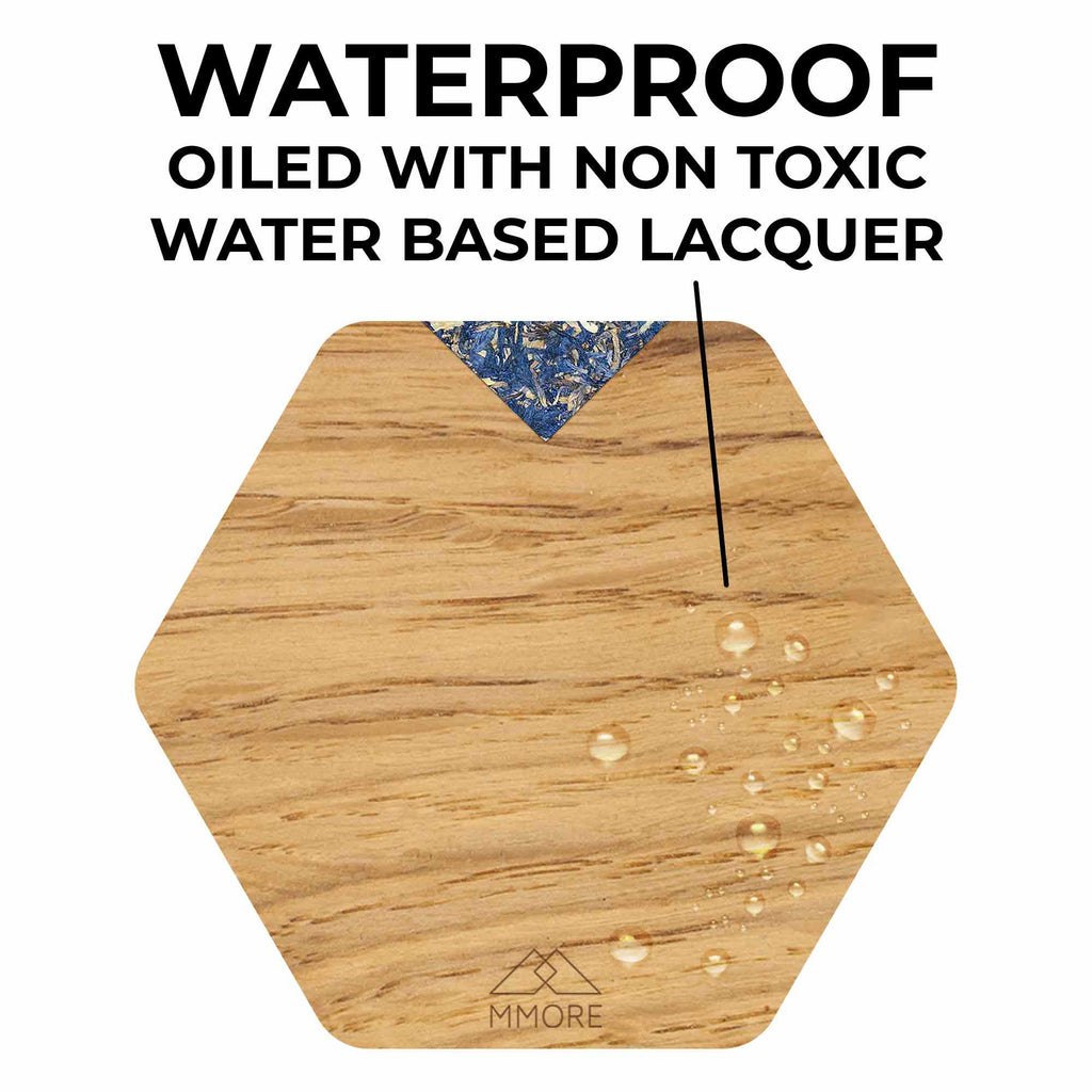 Wooden Coasters - Oak / Set of 4 Coasters