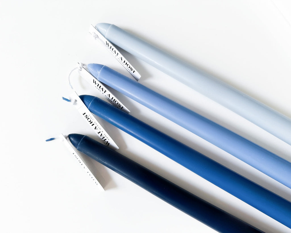 Lil Blue Taper Scented Candles