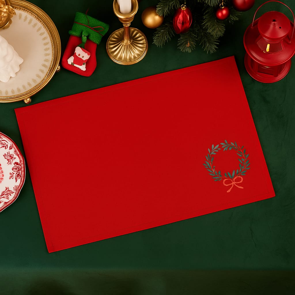 Table Mats - Wreath Motif