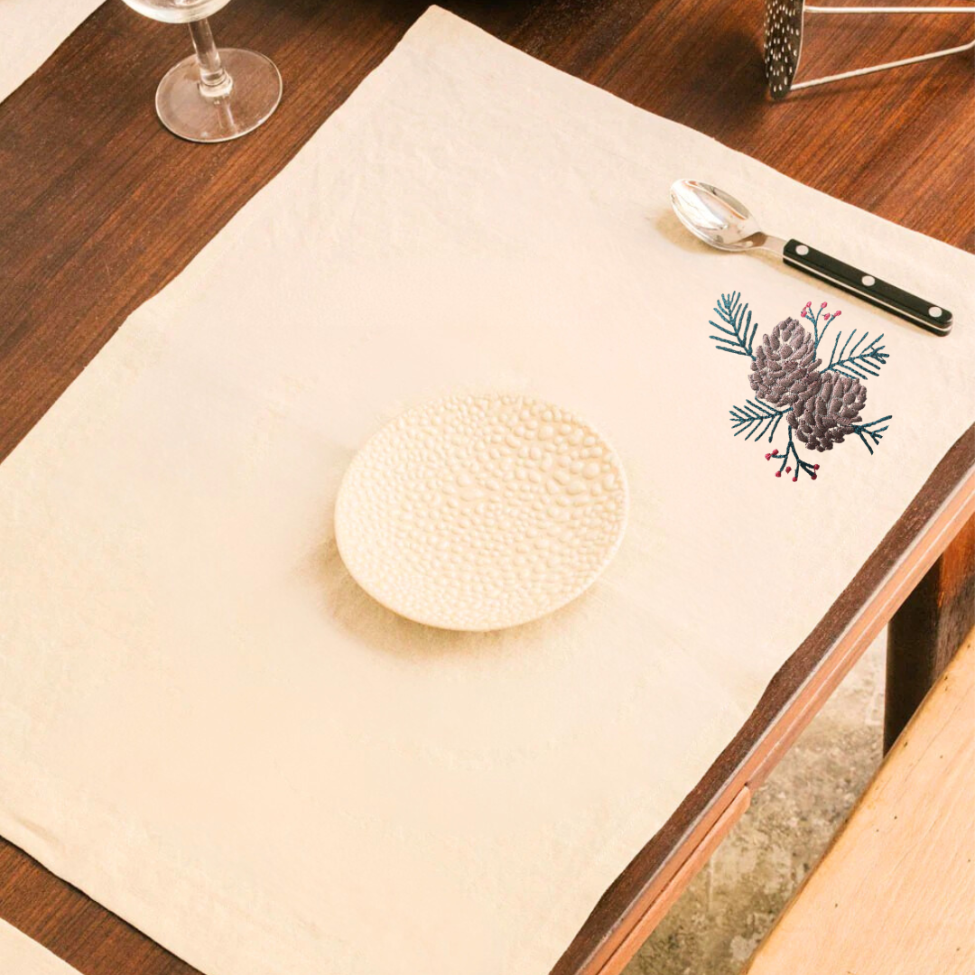 Table Mats - Acorn Motif