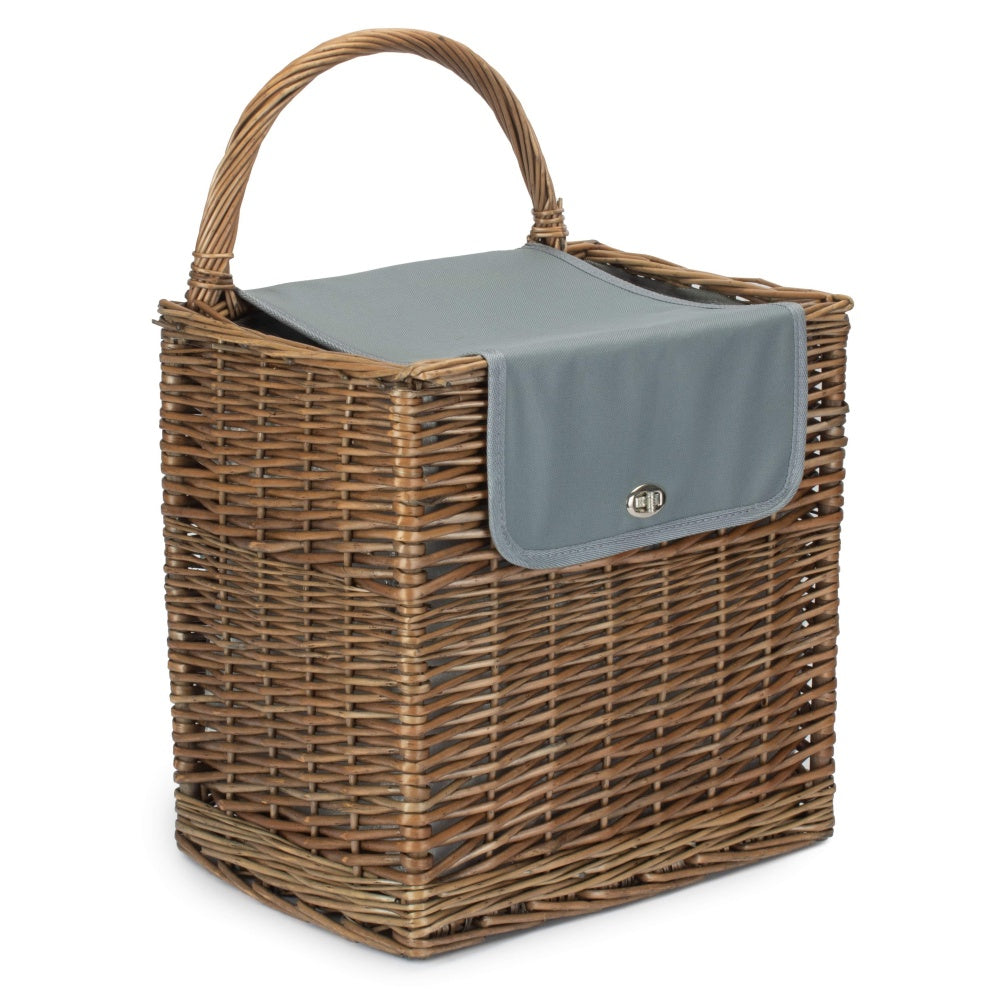 2 Person Chiller Wicker Beach Picnic Basket