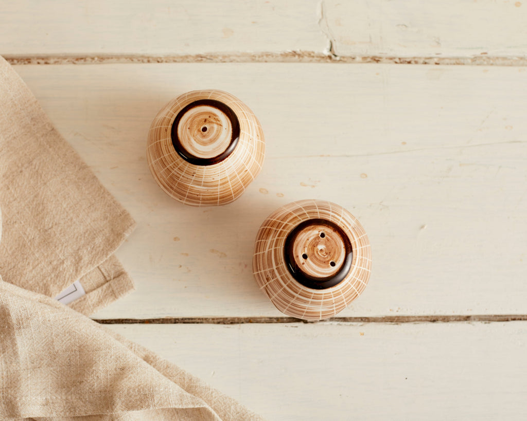 Marsali Porcelain Salt & Pepper Set