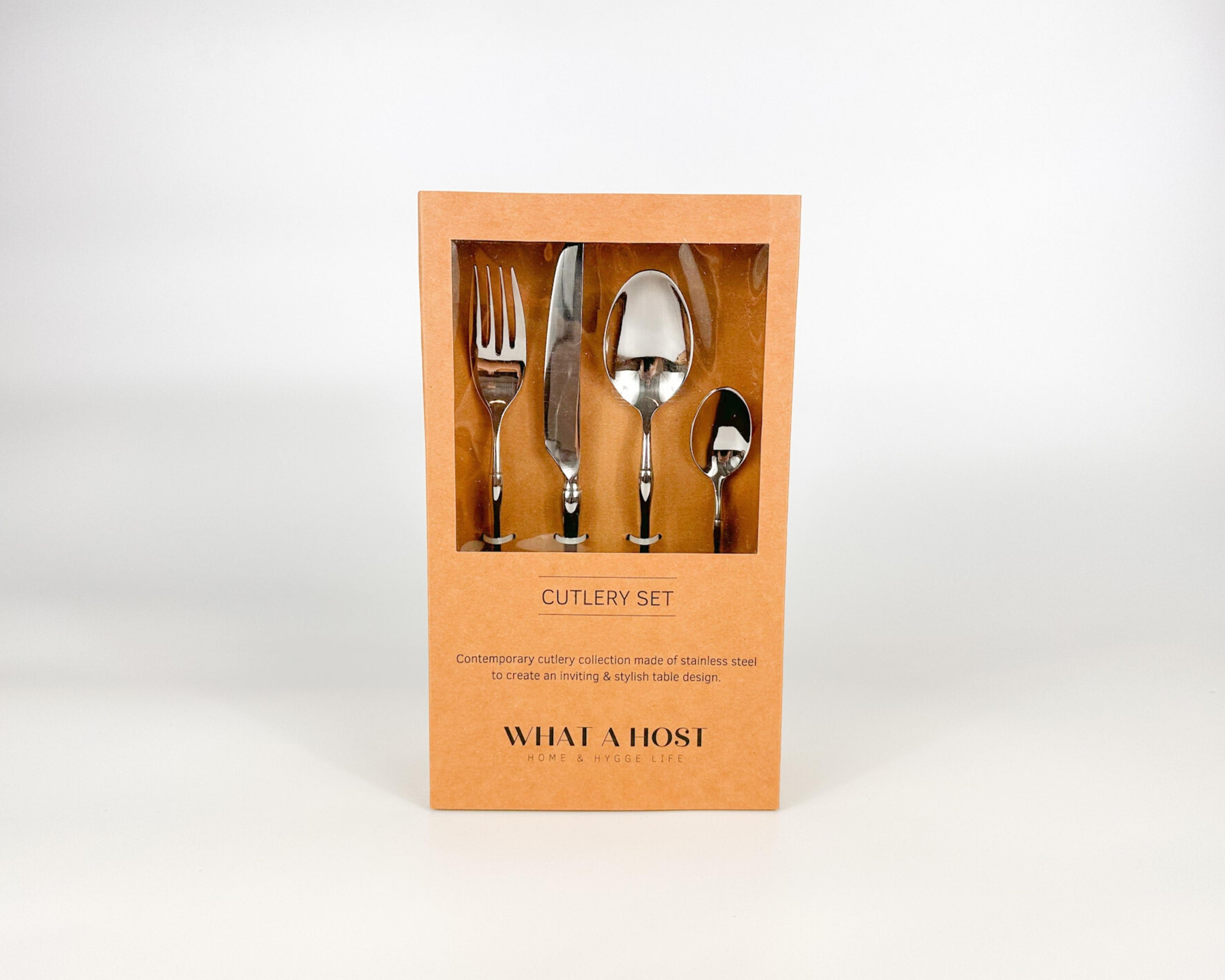 Monaco Silver Stainless Steel Cutlery Sets x16/24 pieces