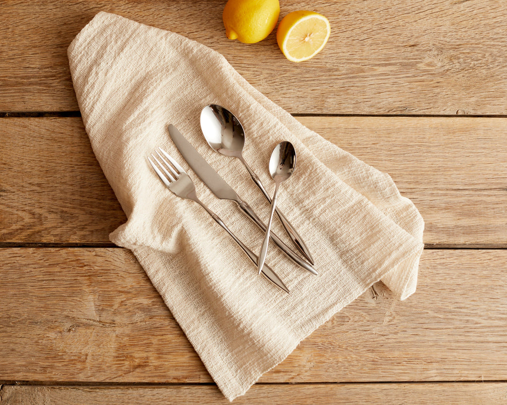 Monaco Silver Stainless Steel Cutlery Sets x16/24 pieces