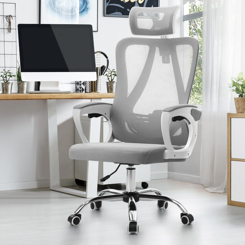 NNEED Ergonomic Office Chair Lumbar Support White