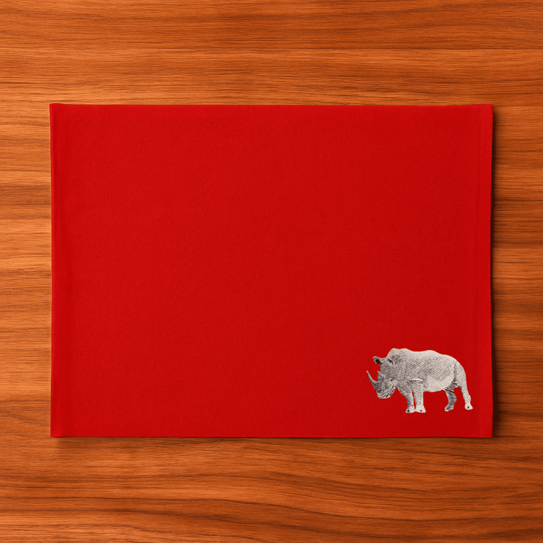 Table Mats - Rhino Embroidery