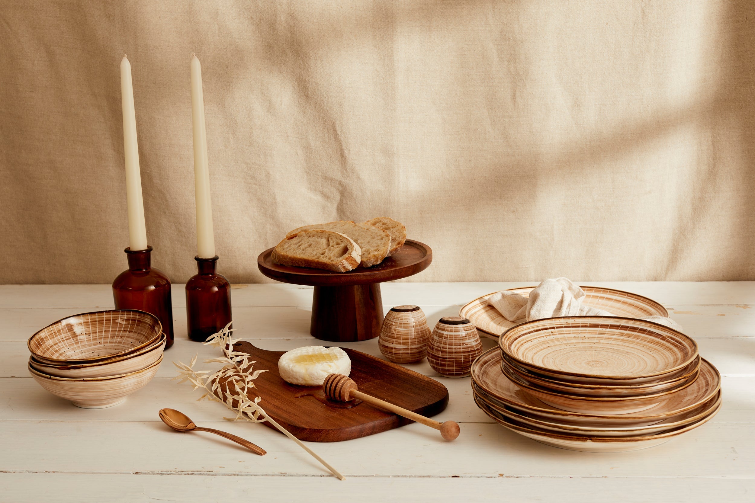 Marsali Porcelain Round Dinner Plate