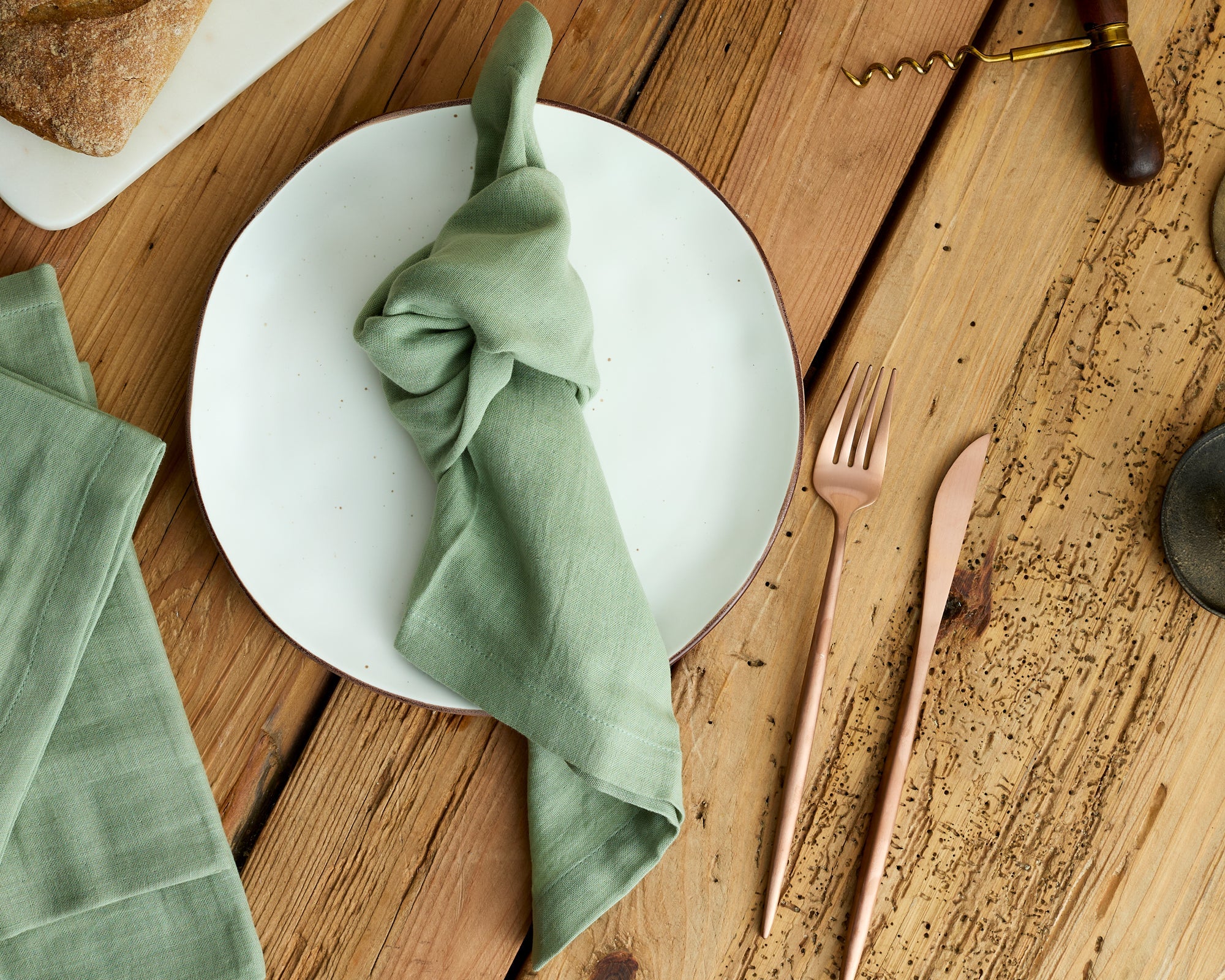 Ona Sage Muslin Cotton Table Napkin Set of 4