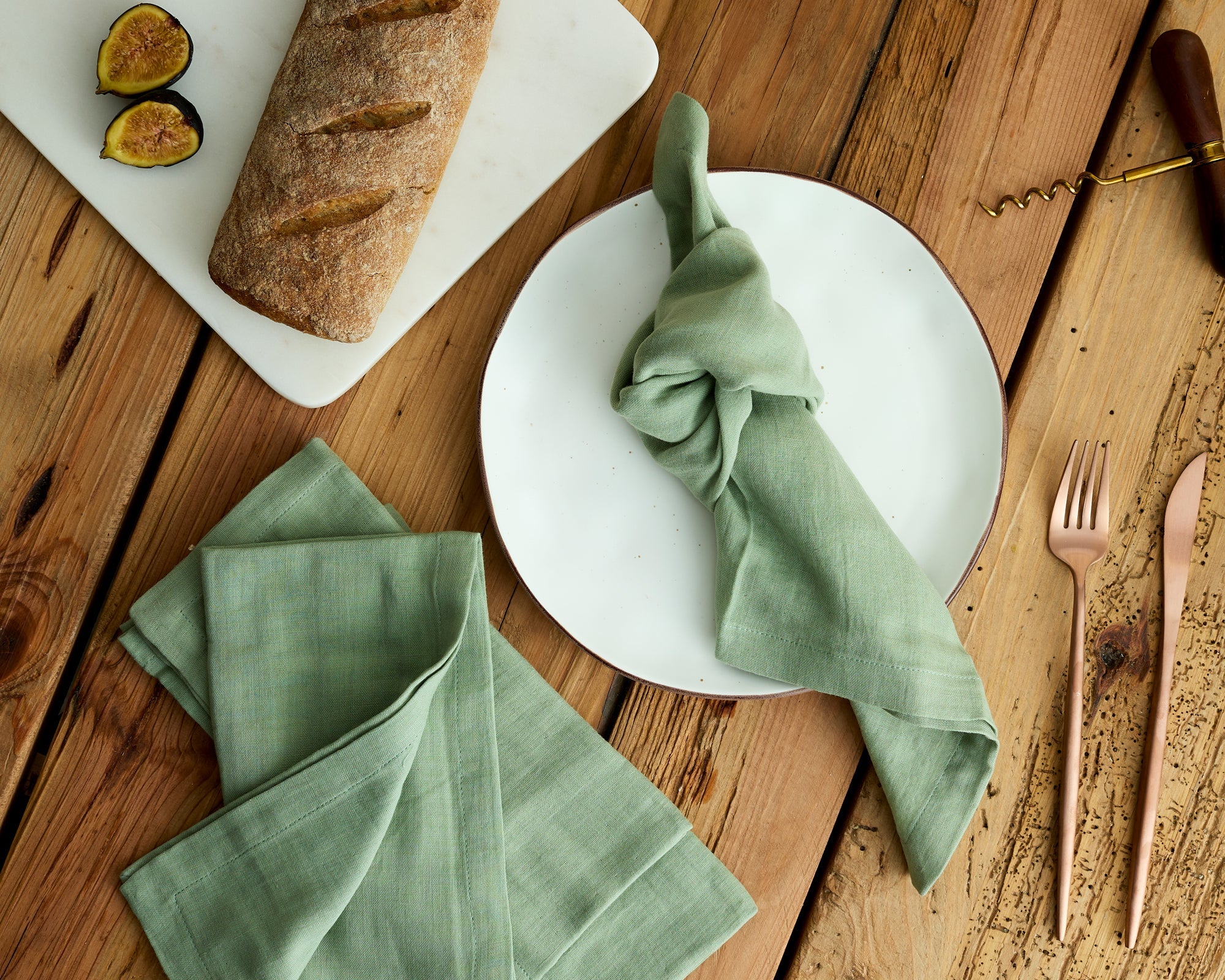 Ona Sage Muslin Cotton Table Napkin Set of 4