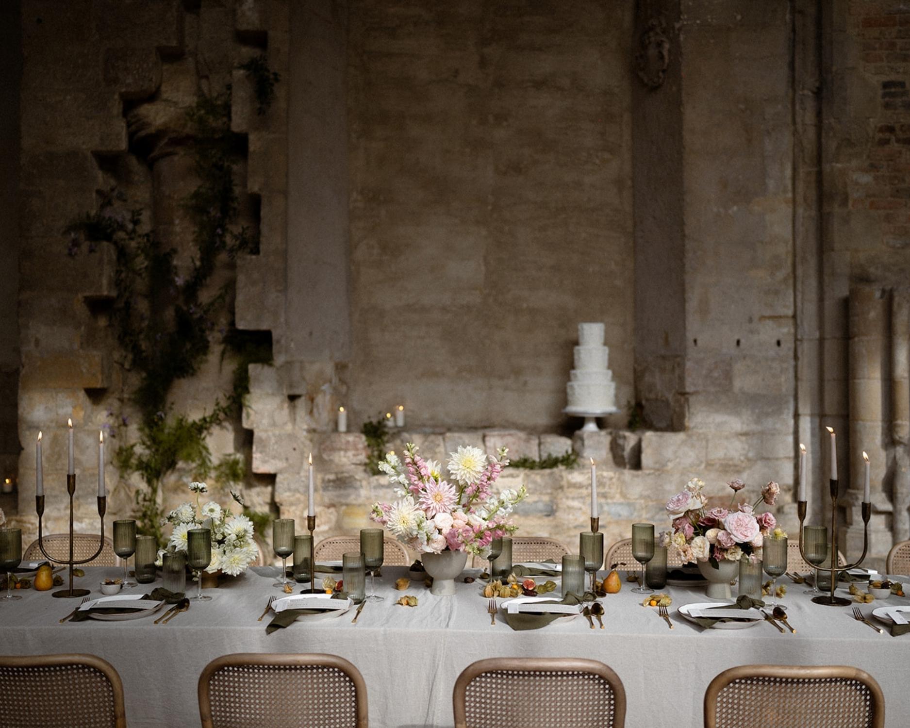 Camille Rustic Iron Trident Candelabra