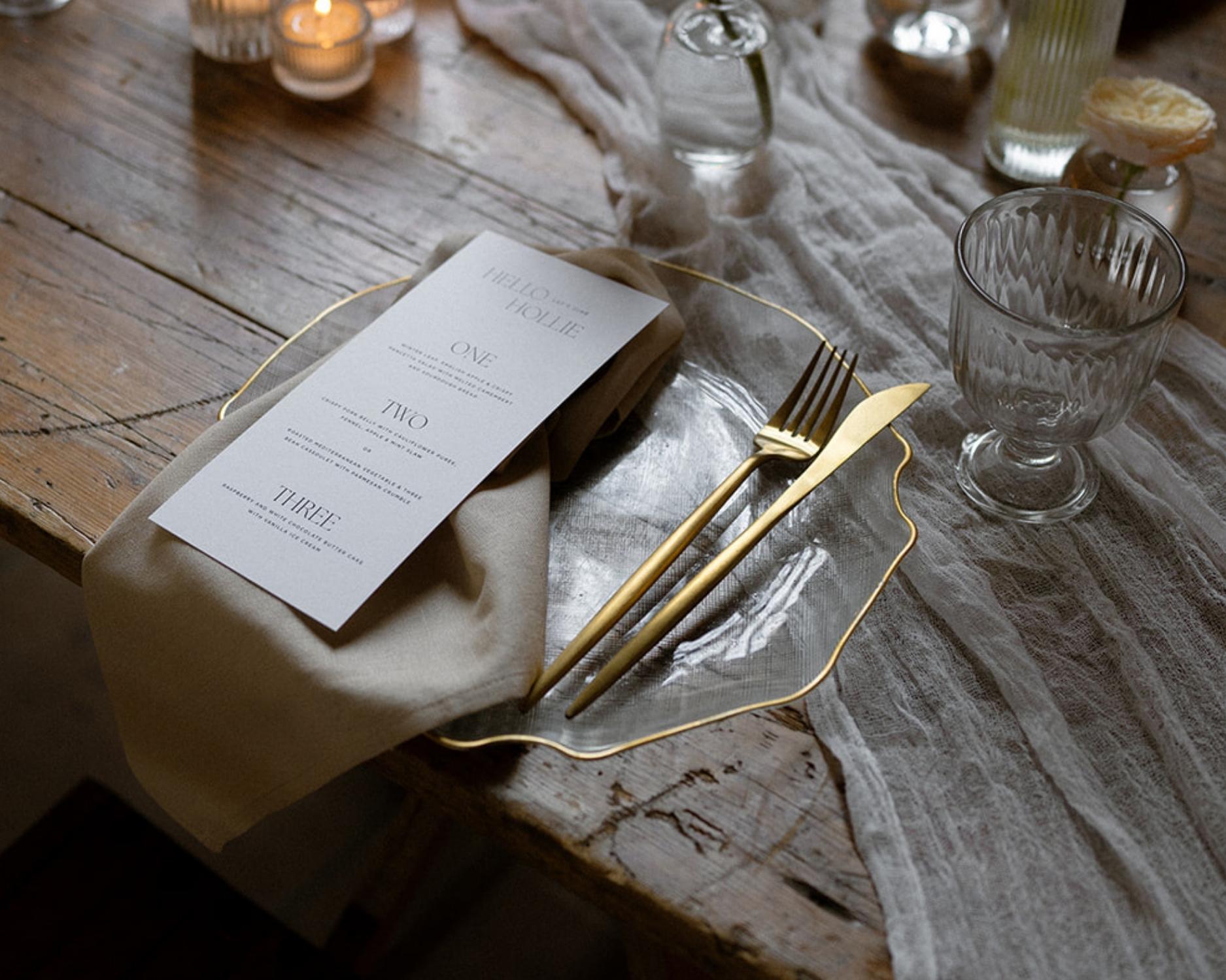 London Gold Stainless Steel Cutlery Sets x16/24 pieces