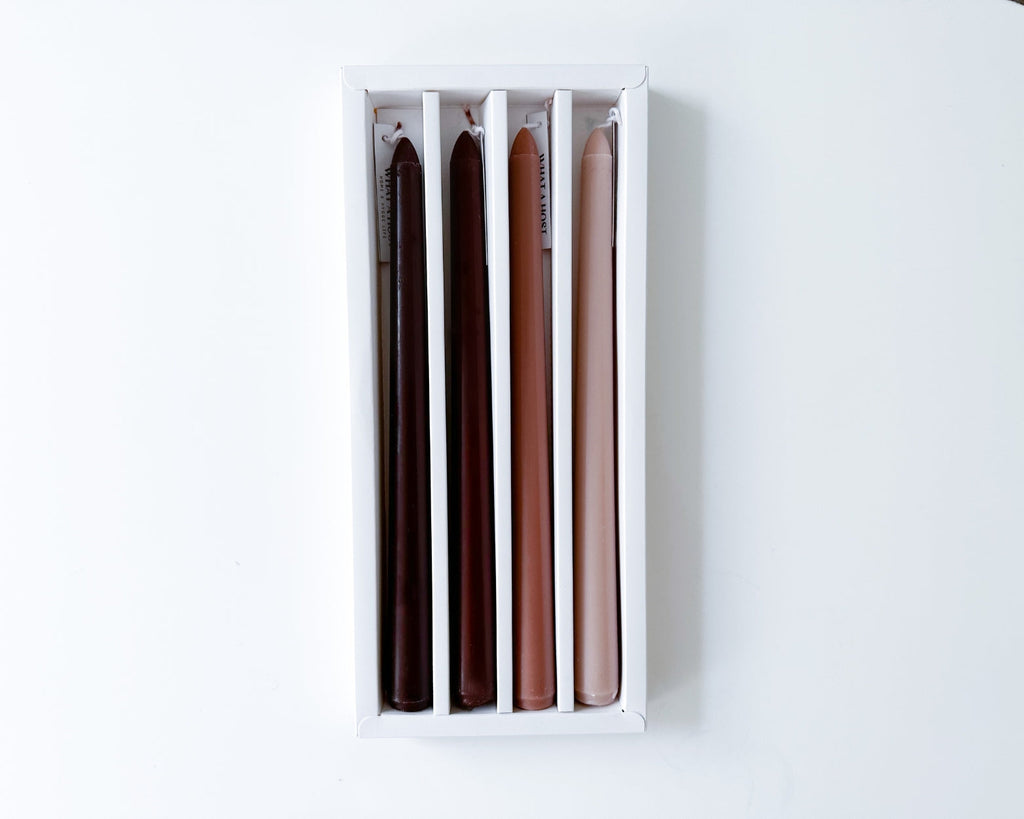 Gia Creamy Coffee Taper Scented Candles