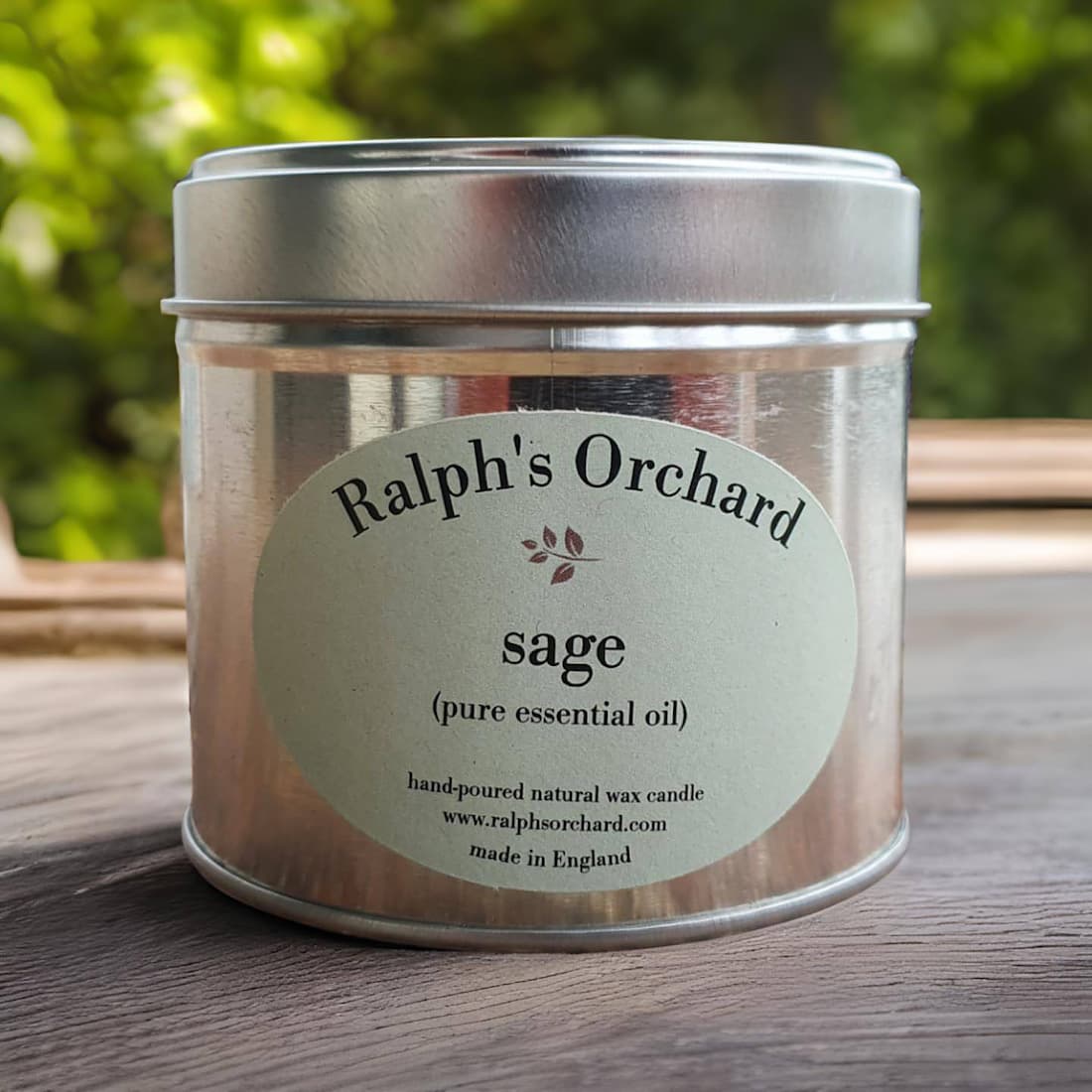 Silver Tin Candles