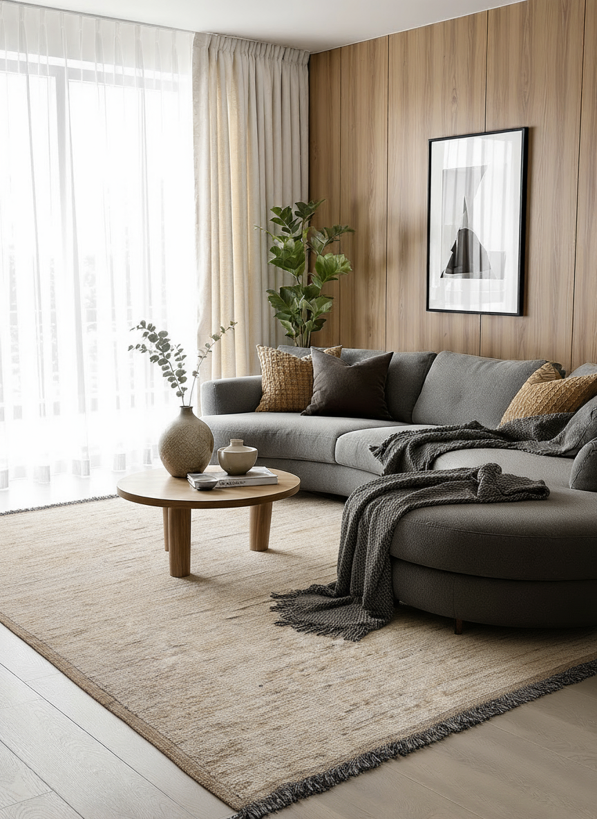 Haven Hand Knotted Rug - 354 × 277 cm