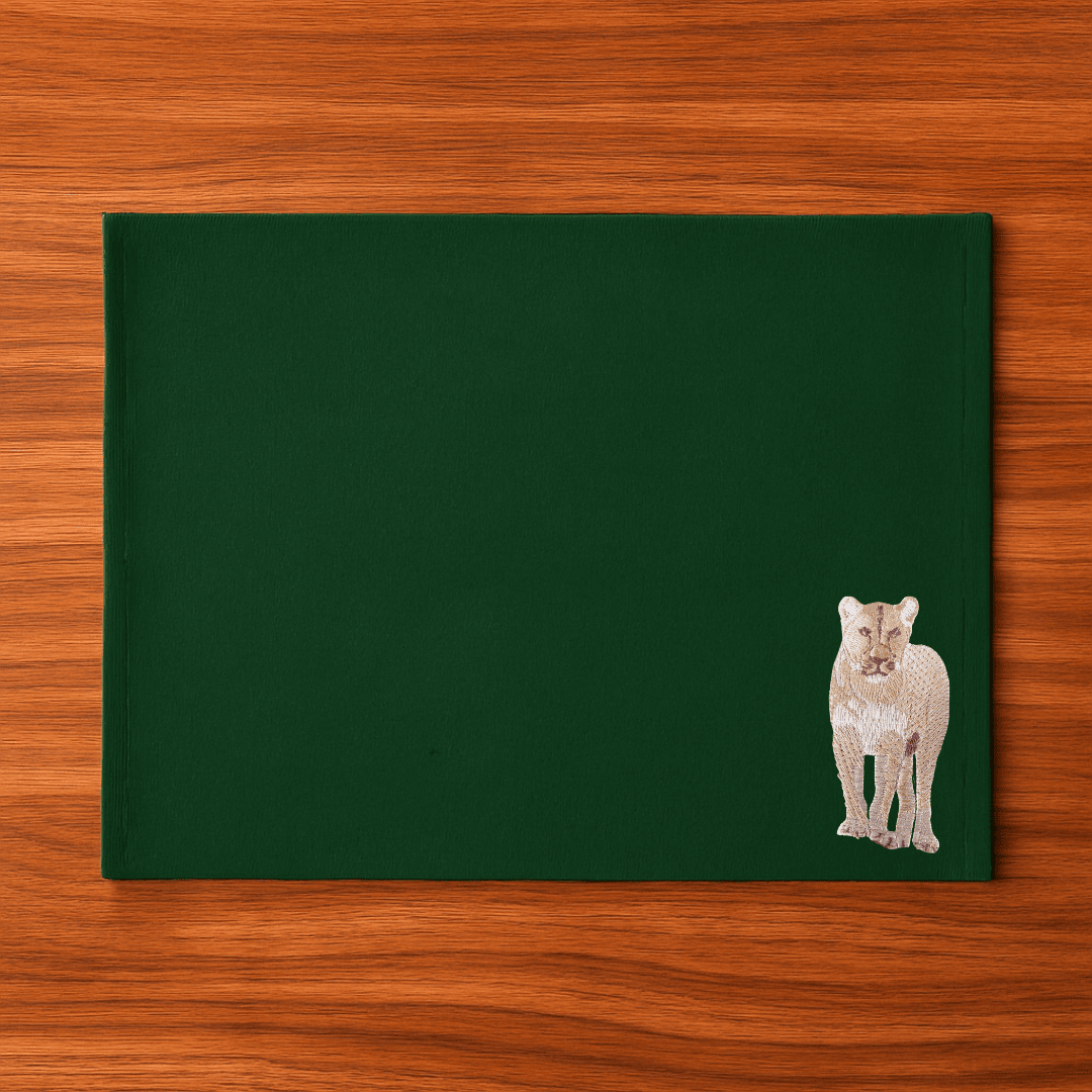 Table Mats - Lion Embroidery