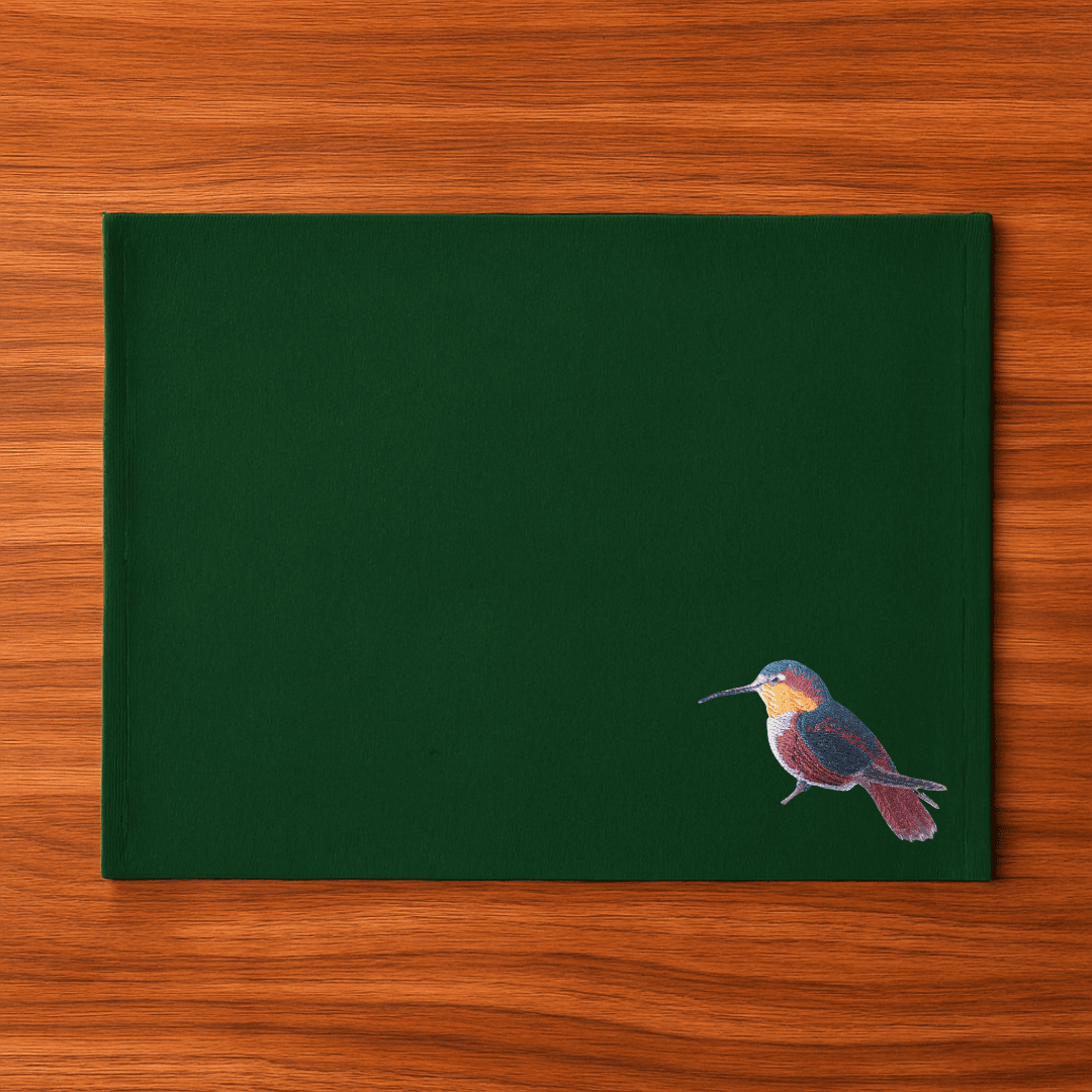 Table Mats - Humming Bird Embroidery
