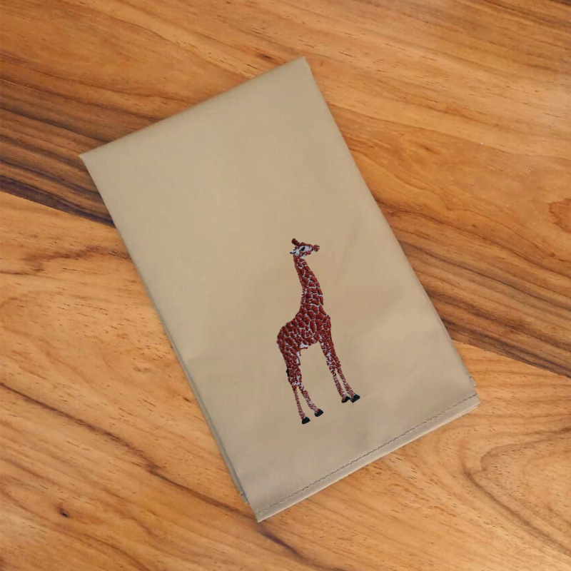 Napkins with Giraffe Embroidery-2
