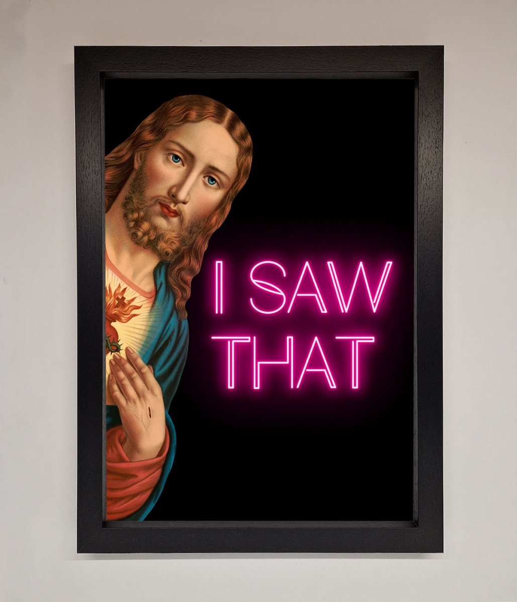 I Saw That Framed Print