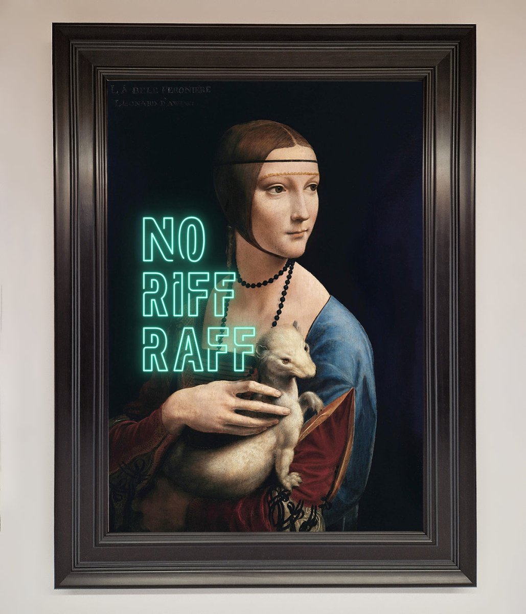 No Riff Raff Framed Print
