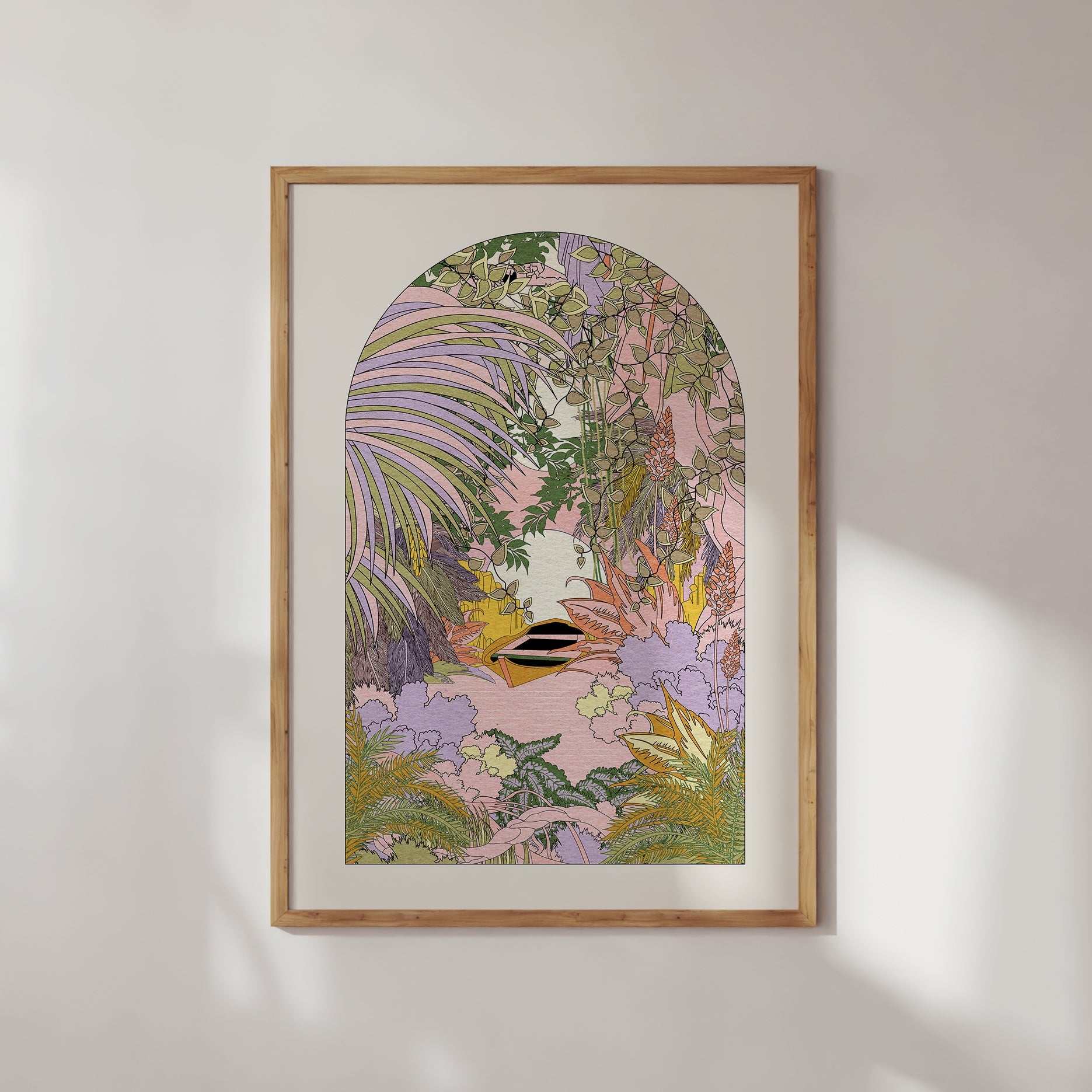 On The River Art Print