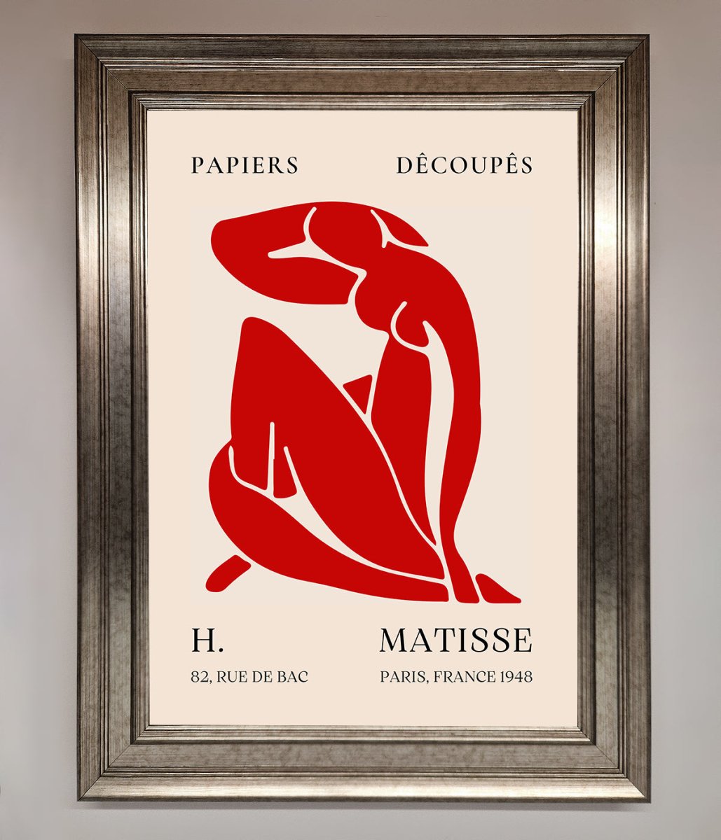 Red Matisse Man Framed Print
