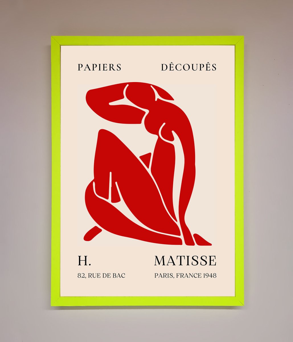 Red Matisse Man Framed Print