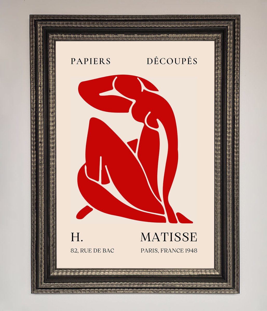 Red Matisse Man Framed Print