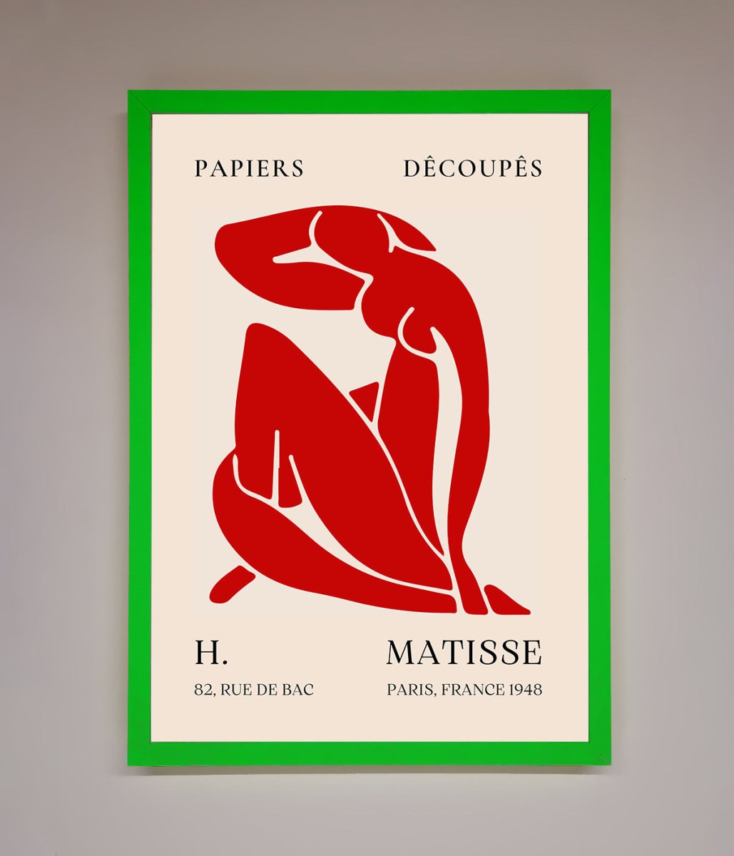 Red Matisse Man Framed Print