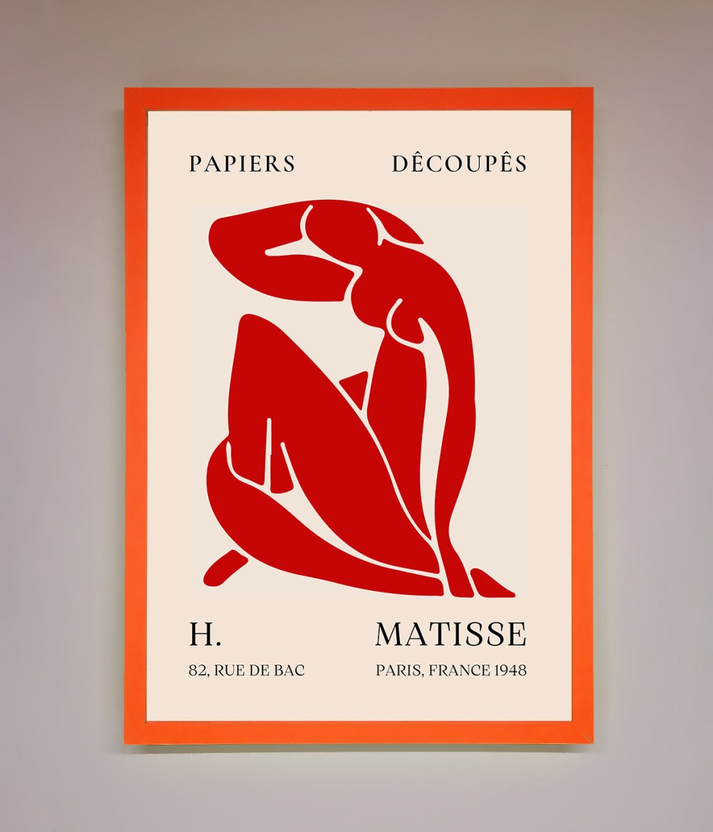 Red Matisse Man Framed Print
