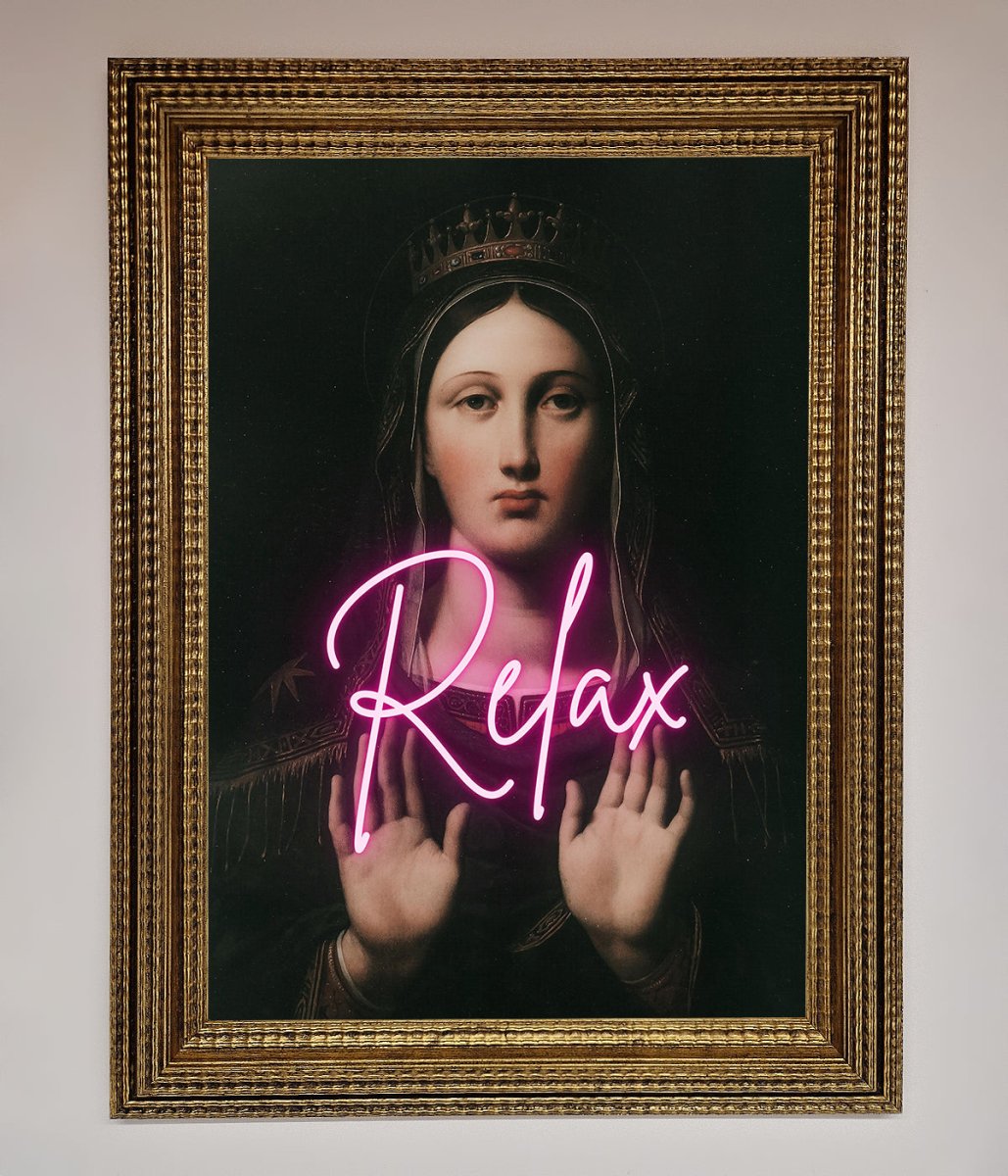 Relax Mate Framed Wall Art