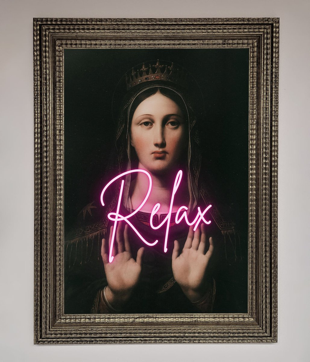 Relax Mate Framed Wall Art