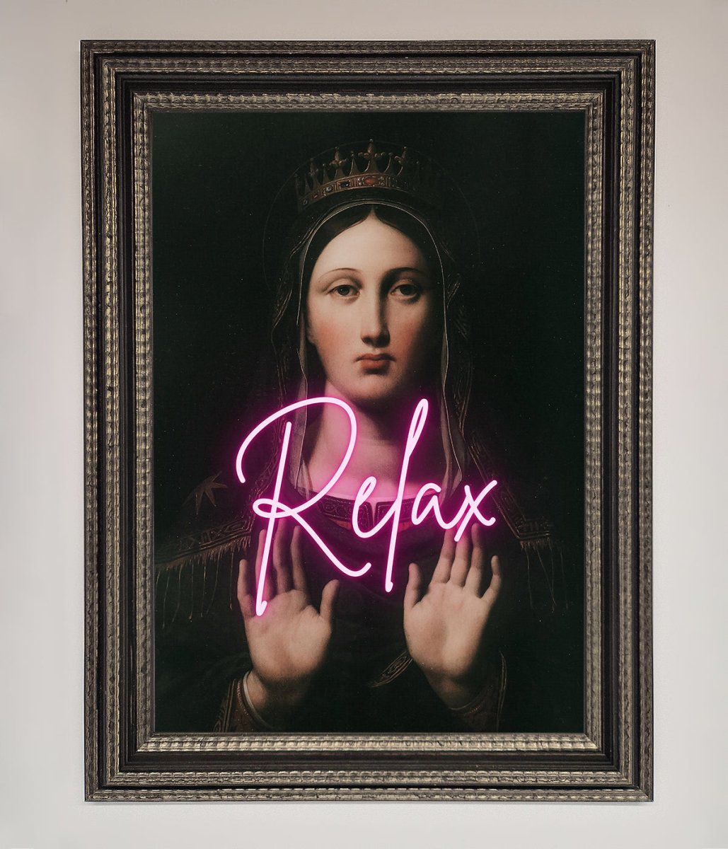 Relax Mate Framed Wall Art