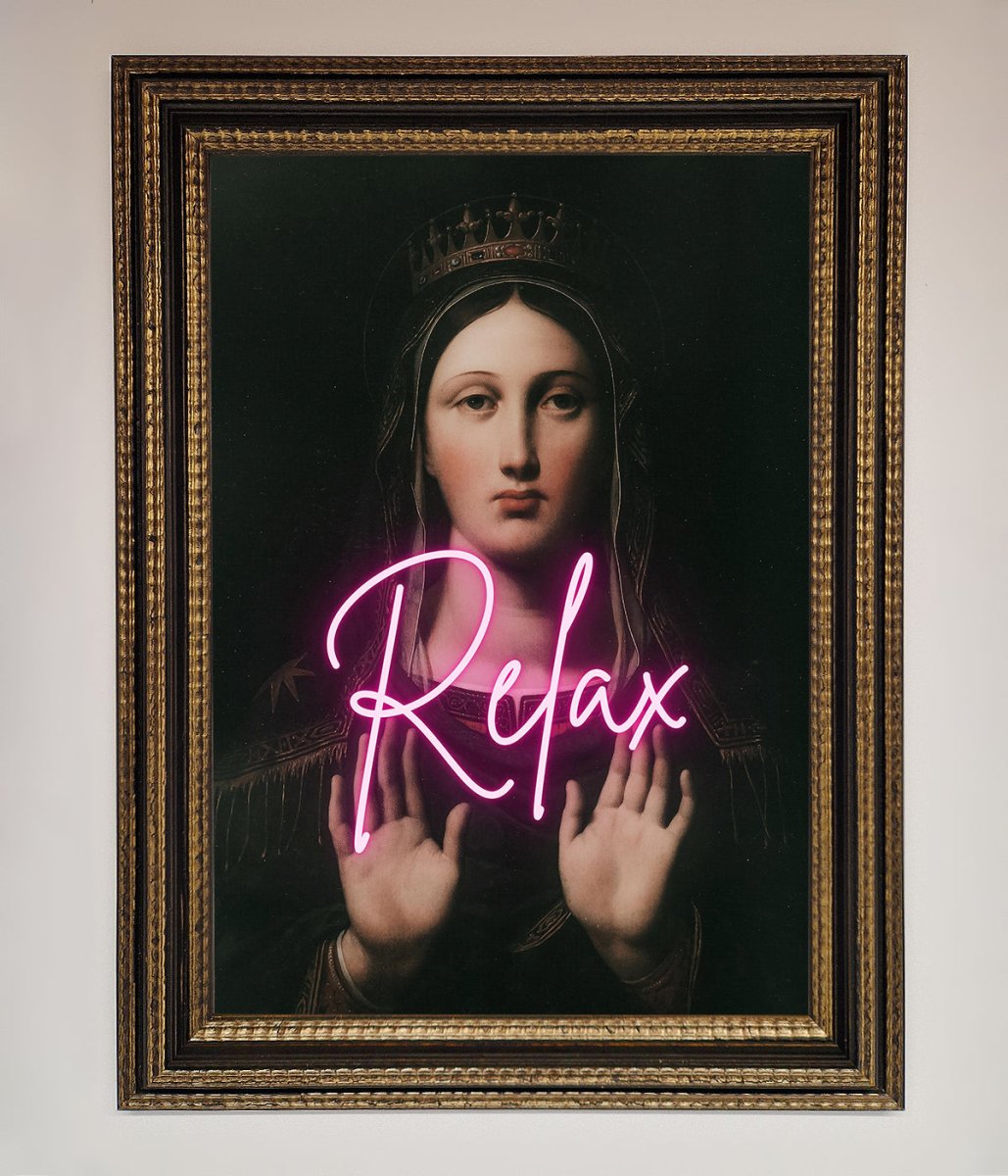 Relax Mate Framed Wall Art