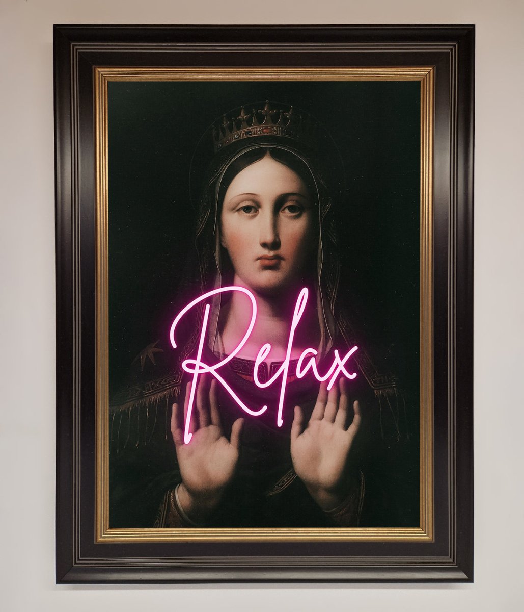 Relax Mate Framed Wall Art