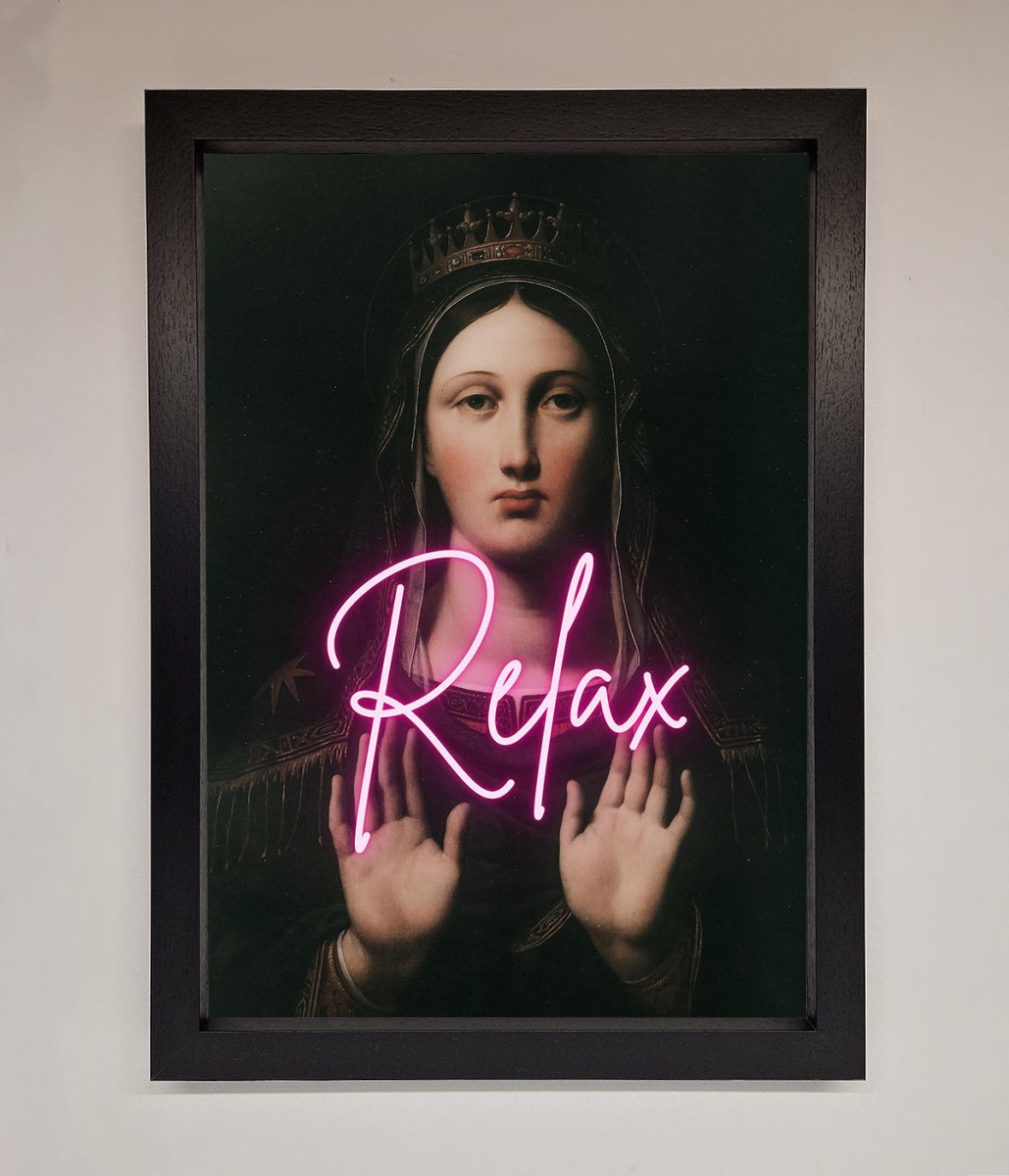 Relax Mate Framed Wall Art