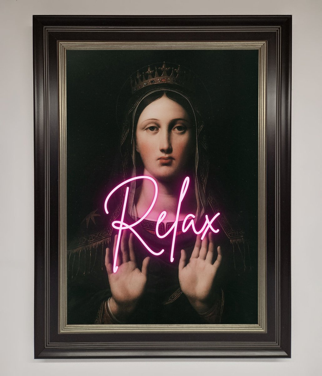 Relax Mate Framed Wall Art