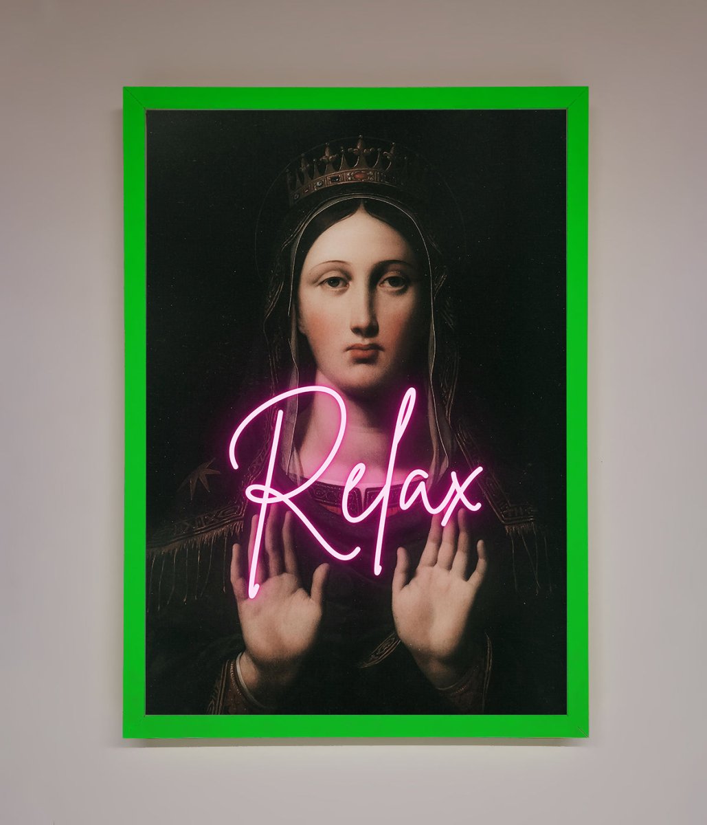 Relax Mate Framed Wall Art