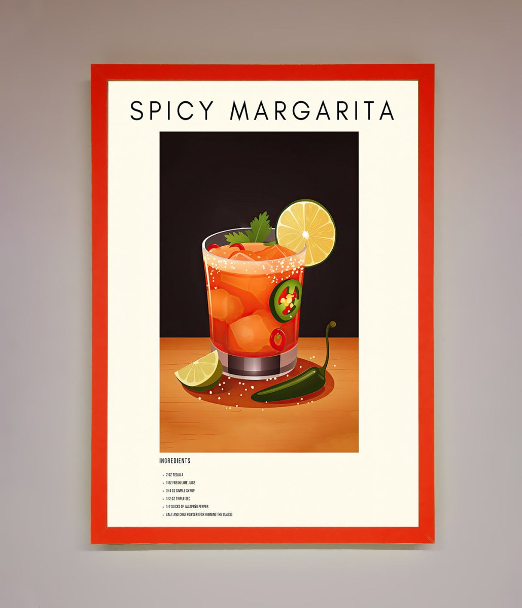 Spicy Margarita A1 Framed Poster