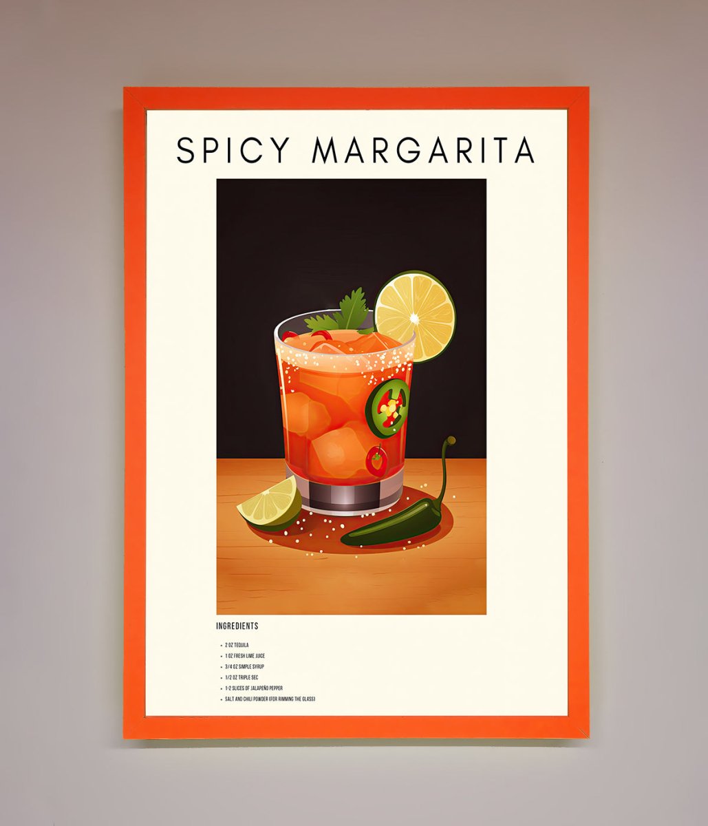 Spicy Margarita A1 Framed Poster