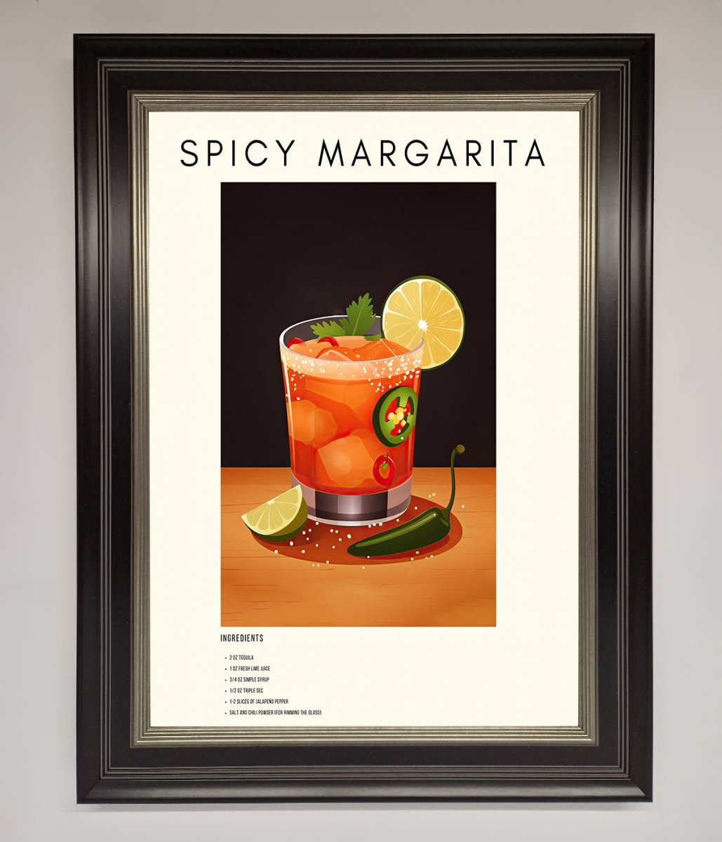 Spicy Margarita A1 Framed Poster