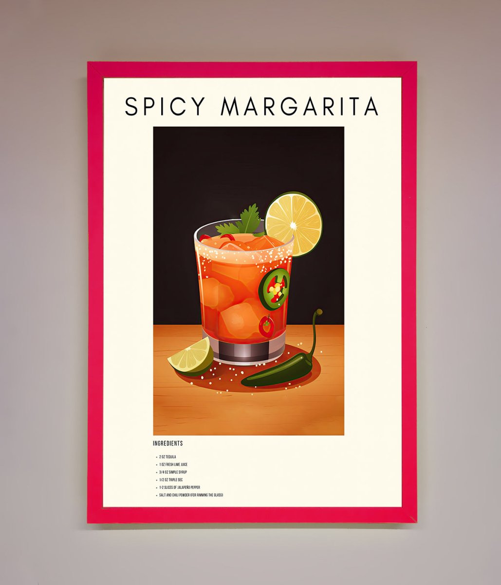 Spicy Margarita A1 Framed Poster